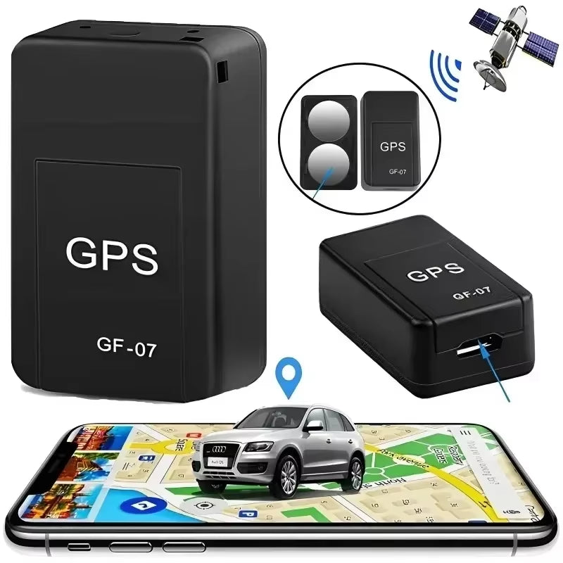 Mini GPS Tracking Device GF07 - Magnetic Vehicle Locator with Anti-Lost Alarm and Mobile App Integration