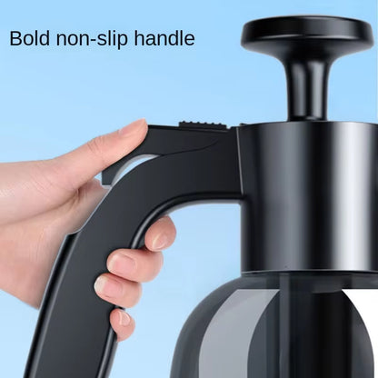 2L Hand Pump Foam Sprayer with Three Nozzle Types for Pneumatic Foam Application - Ideal for Car Wash and Window Cleaning