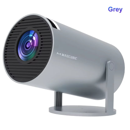 HY300 PRO 8K Android Projector with Dual WiFi 6, 290 ANSI Lumens, Allwinner H726, Bluetooth 5.4, 1080P, and 1280x720 Resolution for Home and Outdoor Cinema