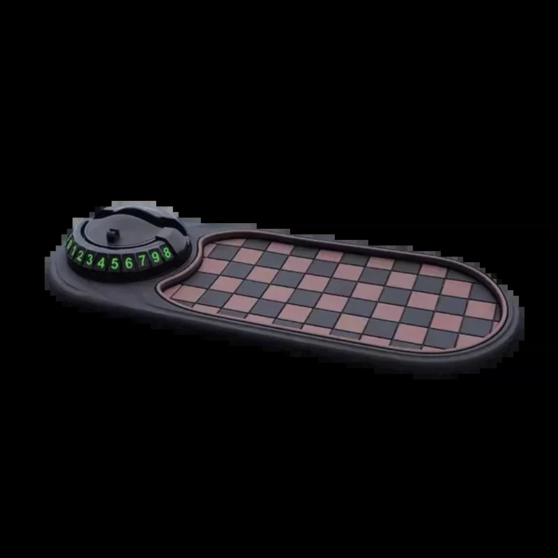 2-in-1 Dashboard Anti-Slip Mat with 360-Degree Rotating Phone Mount for Vehicles