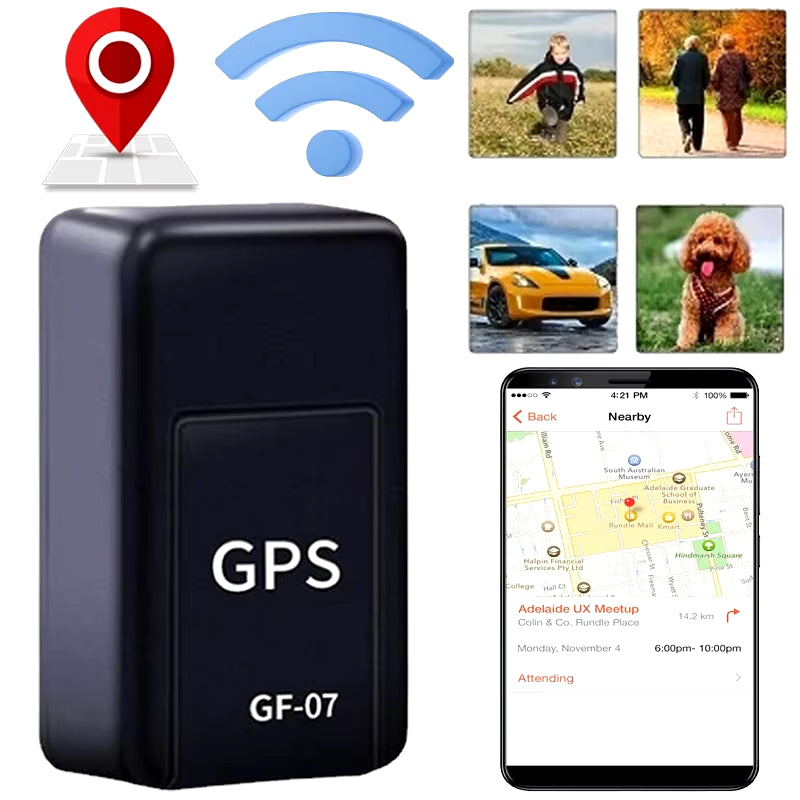 Mini GPS Tracking Device GF07 - Magnetic Vehicle Locator with Anti-Lost Alarm and Mobile App Integration