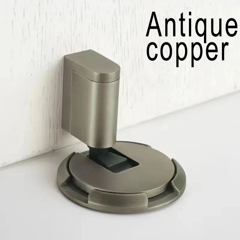 Heavy-Duty Windproof Indoor Door Stopper with Screws - No Drilling Required, Mechanical Design for Secure Door Positioning