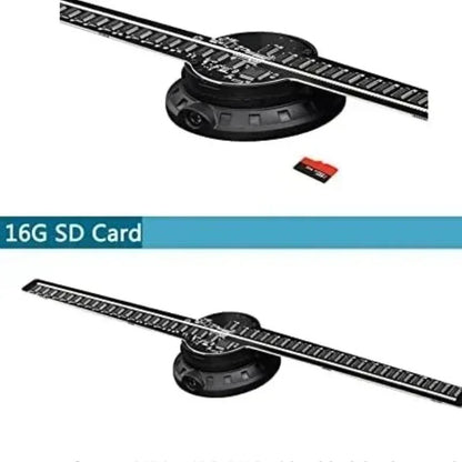 42CM 3D Hologram Fan - HD Holographic Projector for Advertising Displays in Retail, Bars, Events, and Holiday Celebrations
